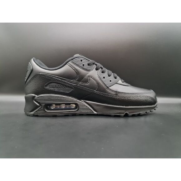 Nike Air Max 90. Leather Triple Black. SIZE 10.5 - CZ5594-001